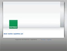 Tablet Screenshot of patrickengineering.com